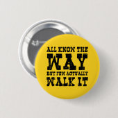 Zen Buddhism Spaghetti Westerne stijl Ronde Button 5,7 Cm (Voorkant /achterkant)