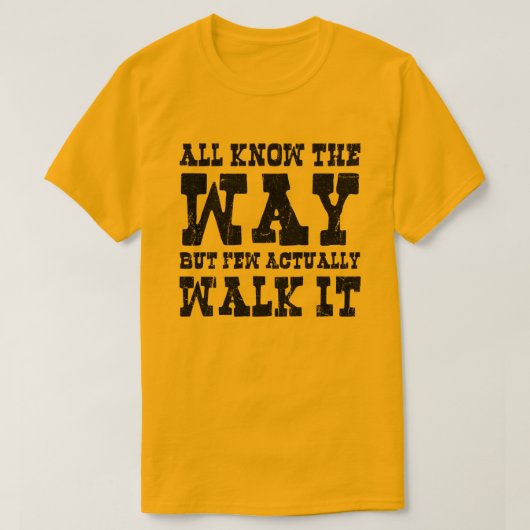 Zen Buddhism Spaghetti Westerne stijl T-shirt (Design voorkant)