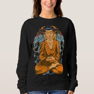 Zen Buddhist Spirituele Yoga Meditation Asian Elep Trui