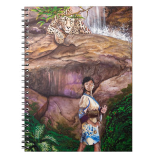 Zen Buddhist Tiger en aardbei Notitieboek