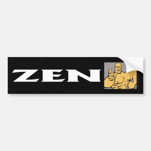 Zen bumper sticker (Voorkant)