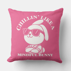 Zen Bunny Chill Mode Ontspanning Decor Kussen