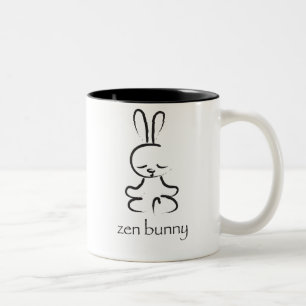 Zen Bunny Tweekleurige Koffiemok