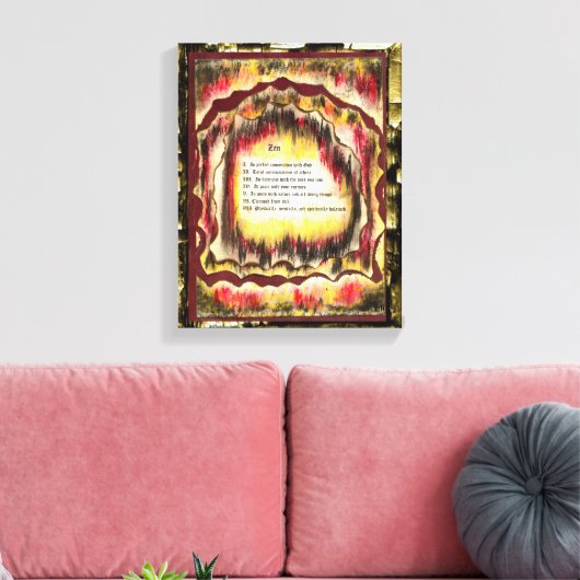 Zen Canvas Afdruk (Insitu (Woonkamer))