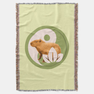 Zen Capybara Yin Yang Vreedzame Natuur Deken
