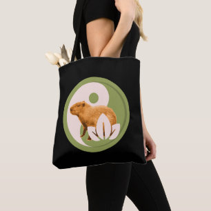 Zen Capybara Yin Yang Vreedzame Natuur Draagtas