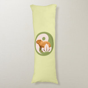 Zen Capybara Yin Yang Vreedzame Natuur Lichaamskussen