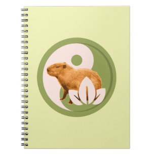 Zen Capybara Yin Yang Vreedzame Natuur Notitieboek