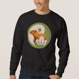Zen Capybara Yin Yang Vreedzame Natuur Trui
