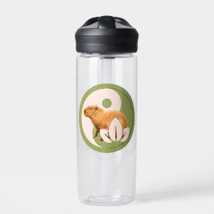 Zen Capybara Yin Yang Vreedzame Natuur Waterfles