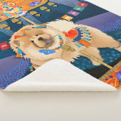 ZEN CARNIVAL Chow -Sherpa blanket 3 maten Sherpa Deken (3/4)