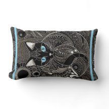 Zen Cat Companion, Nieuwe Maan Blauwe Streep