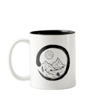 Zen Circle en bergen