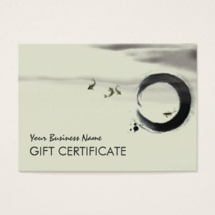 Zen Circle Enso Koi Brush Peinture Art