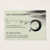 Zen Circle Enso Koi Brush Peinture Art (Dos)