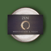 Zen Circle Enso Yoga Instructeur en Meditatie Visitekaartje