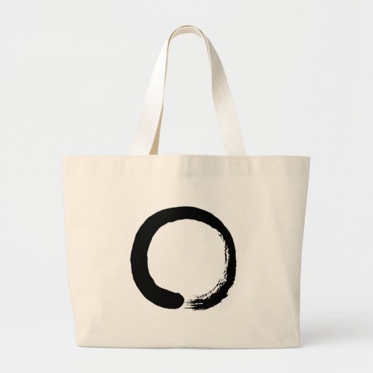 Zen Circle Grote Tote Bag (Voorkant)