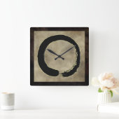 ZEN CIRCLE VIERKANTE KLOK (Huis)
