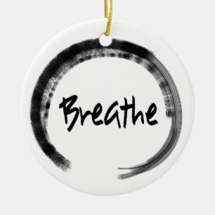 Zen Circle - Yoga-kerstversieringen Keramisch Ornament