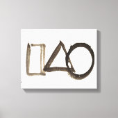 Zen Classics - Gibon Sengai - Cirkel, Driehoek, Canvas Afdruk (Voorkant)