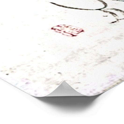 Zen Classics - Gibon Sengai - Man en een hond Poster (Hoek)