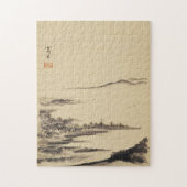 Zen Classics - Sesshu - Herfstlandschap Legpuzzel (Verticaal)