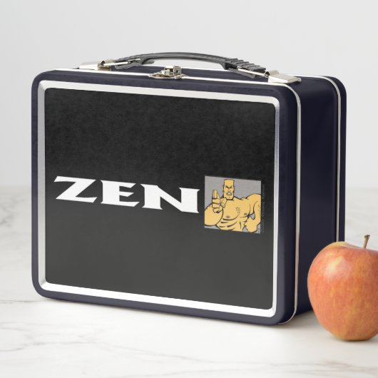 Zen combattant noir lunchbox (En situation)