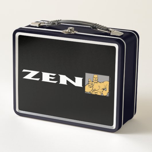 Zen combattant noir lunchbox (Devant)