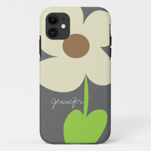 Zen Daisy Personalized iPhone 5/5S Hoesje