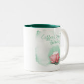 Zen de café Mug à deux tons (Devant droit)