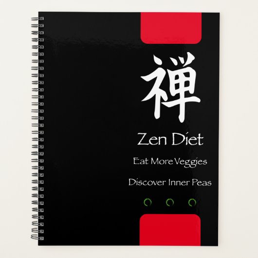 Zen Diet Mangez plus Légume Black BG (Devant)