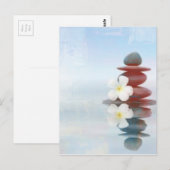 Zen-dromen - Licht blauw design Briefkaart (Voorkant / Achterkant)