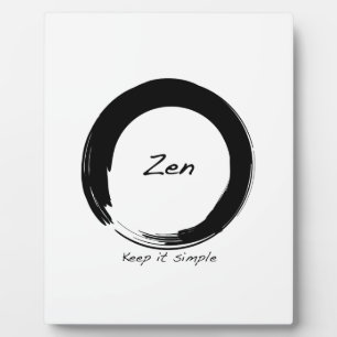 Zen: Eenvoudig houden Fotoplaat