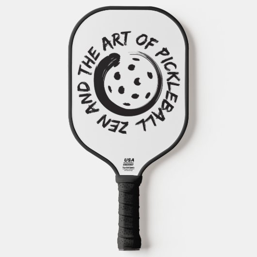 Zen en de kunst van Pickleball paddle (Voorkant)