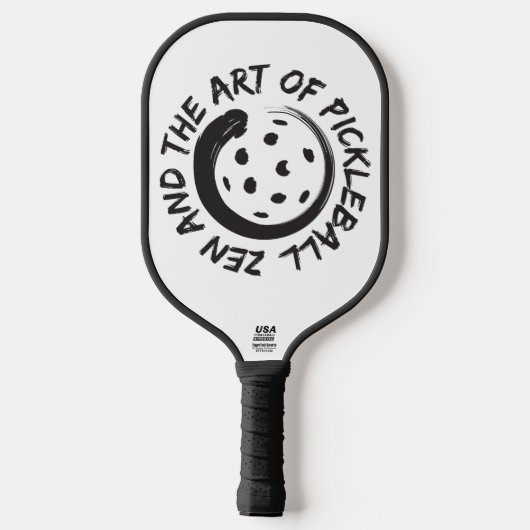 Zen en de kunst van Pickleball paddle (Achterkant)