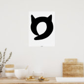 Zen Enso Cat Poster (Keuken)