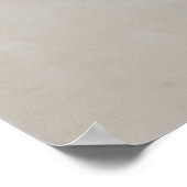 Zen Enso Circle en Sakura Branches Poster (Hoek)