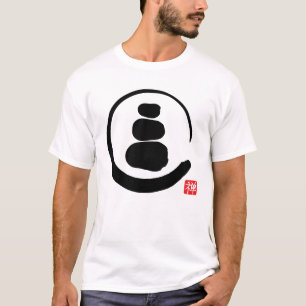 Zen Enzo Circle en Zen-stenen T-shirt