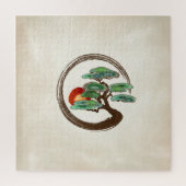 Zen Enzo Geode Bonsai Tree op canvas Legpuzzel (Verticaal)