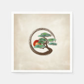 Zen Enzo Geode Bonsai Tree op canvas Servet (Voorkant)
