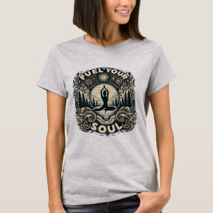 Zen Escape - Fuel Your Soul Yoga Inspiratie T-shirt