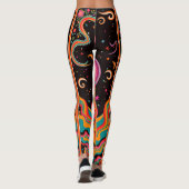 Zen Flame Flower Leggings (Achterkant)