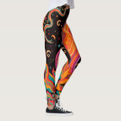 Zen Flame Flower Leggings (Rechts)