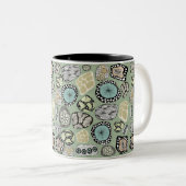 Zen Floral Abstract Design Mug (Devant droit)