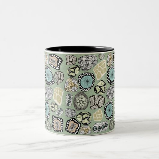 Zen Floral Abstract Design Mug (Centre)