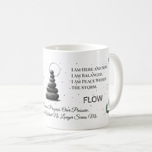 Zen Flow Mindfulness Mug (Devant droit)
