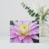 Zen Flower- Dahlia Briefkaart (Staand voorkant)