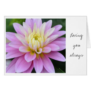 Zen Flower- Dahlia-kaart