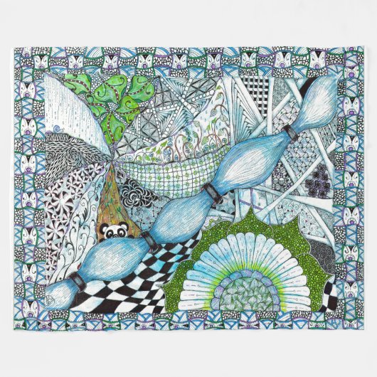 Zen-Fun deken (Voorkant (Horizontaal))