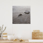Zen Garden Detail. Poster (Keuken)